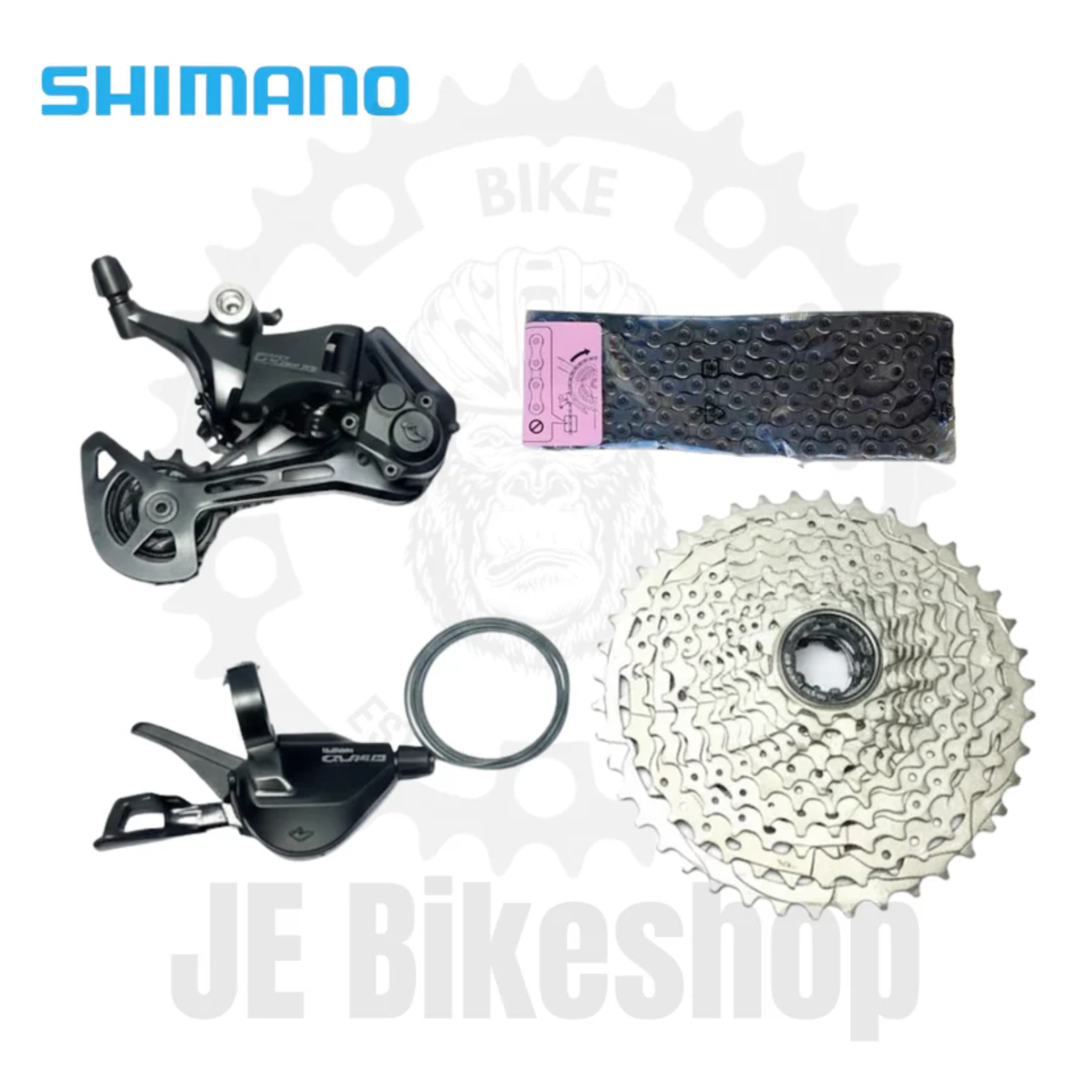 Shimano CUES U6000 SGS 11S Upkit with HG601 Chain & M5100 11-42T