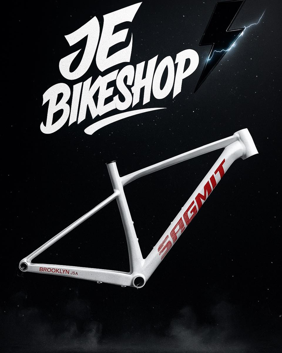 Sagmit Brooklyn V3R 29er bike frame, white and red, tapered