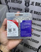 Shimano M6100 12 speed bike upkit with rear derailleur, 11-50T cogs, and Tanke chain