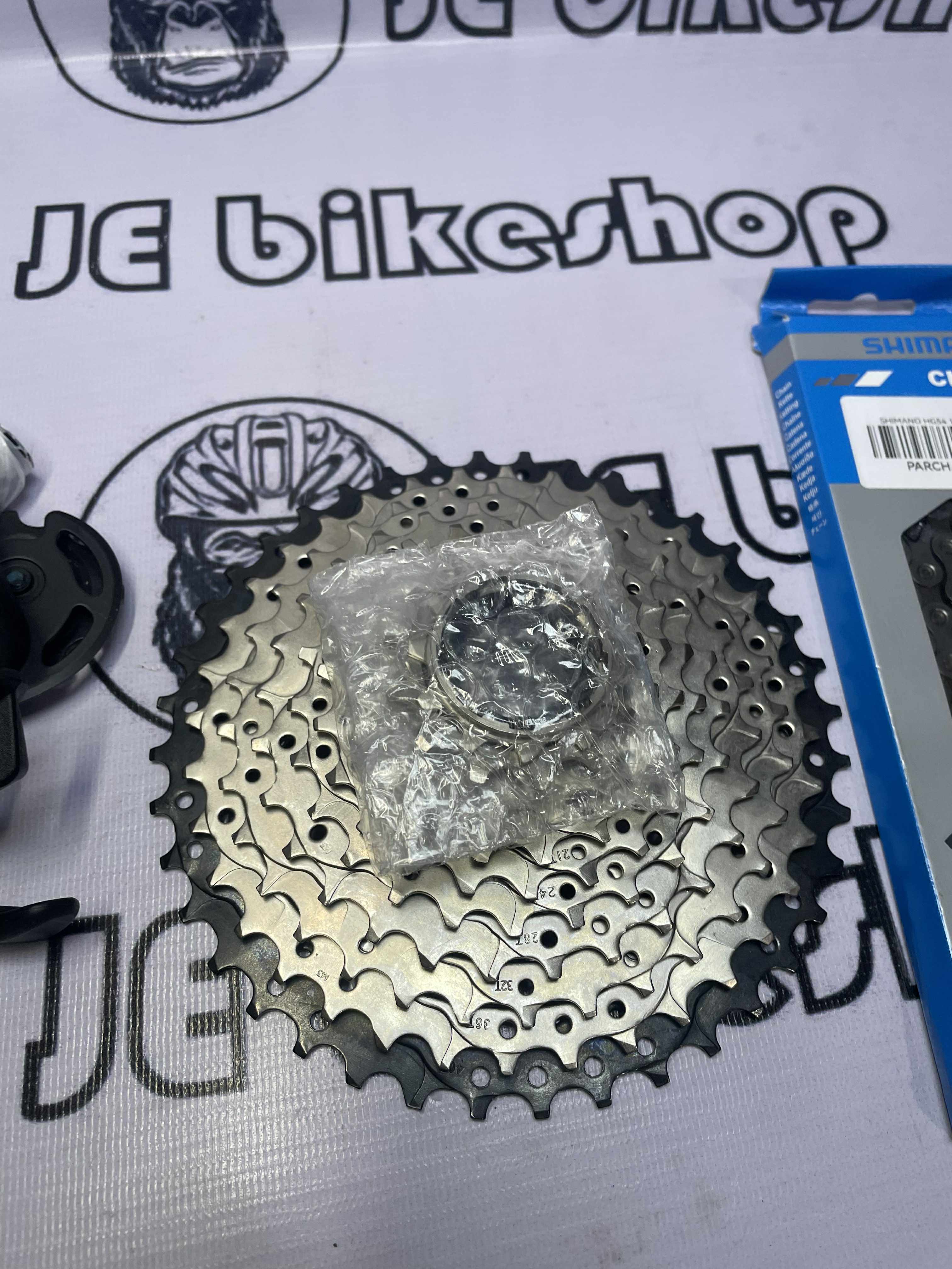 SHIMANO DEORE M4120 10s UPKIT WITH 40T COGS AND SHIMANO CN-HG54 CHAIN