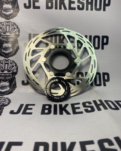 ZRACE direct mount centerlock 140mm rotor for disc brakes.