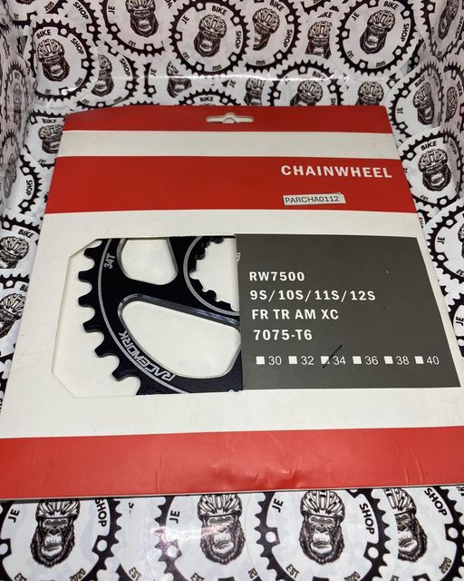 LeBicycle SRAM compatible chainring 3-bolt 3mm offset for MTB