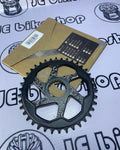94/96 BCD narrow wide chainring, compatible with 4-bolt cranksets.