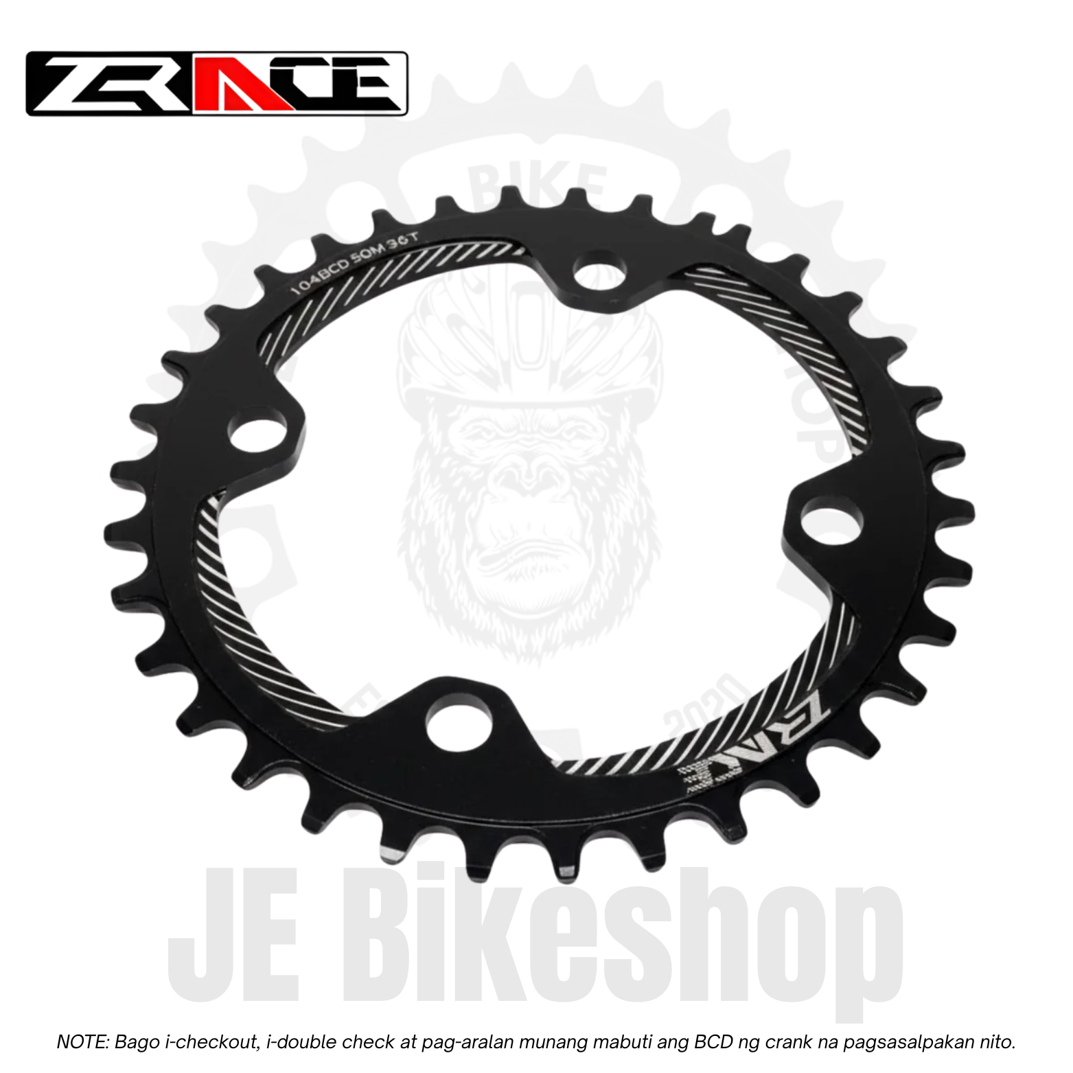 104 BCD MTB NARROWIDE CHAINRING ALUMINUM
