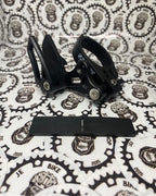 Chain guide with clamp mount, easily adjustable for different chainrings