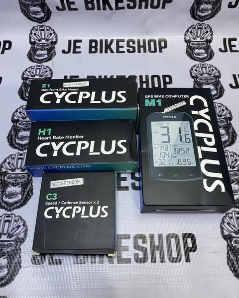 CYCPLUS M1 speedometer set with H1 heart rate band and C3 sensors