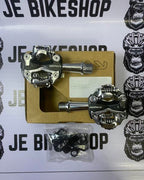 ZERAY cleats pedals with attachment for road and MTB bikes.