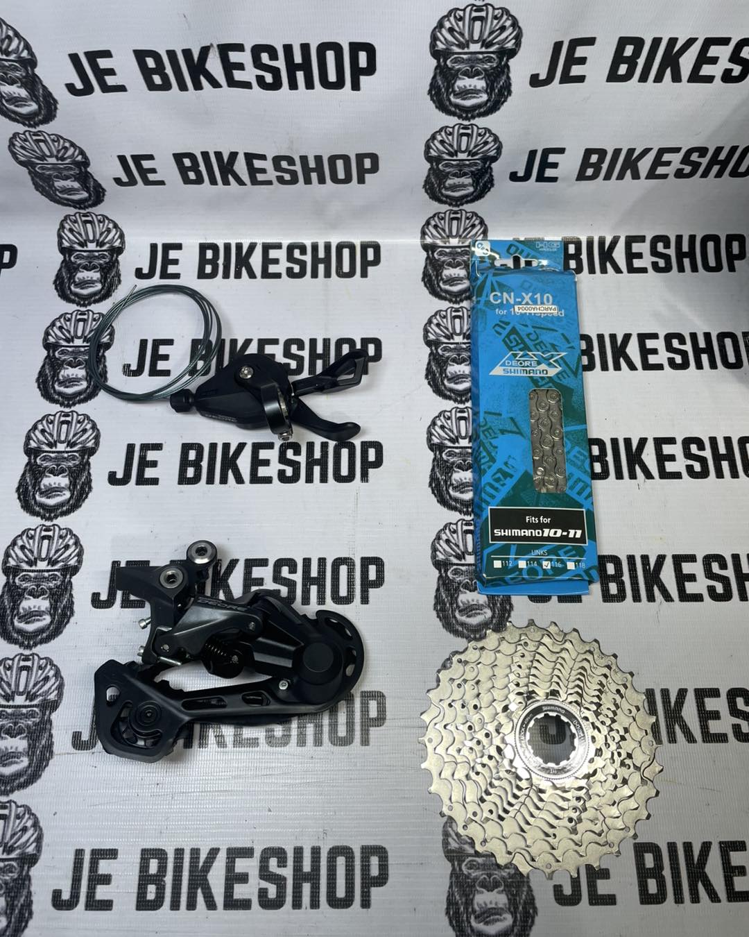 Shimano Deore M4100 10 Speed Upkit M4120 32T with Original Cogs