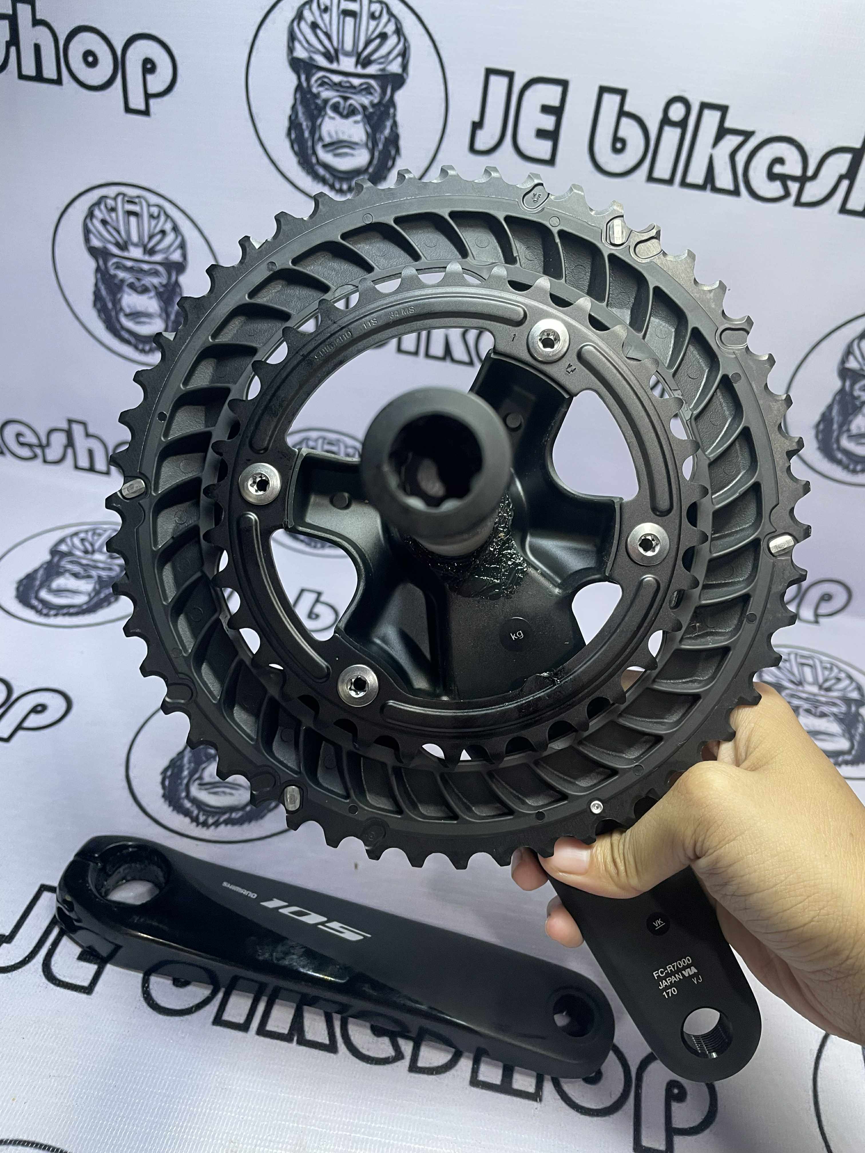 SHIMAN0 105 CRANKSET R7000 JAPAN 170 MM 50 - 34 T CHAINRING