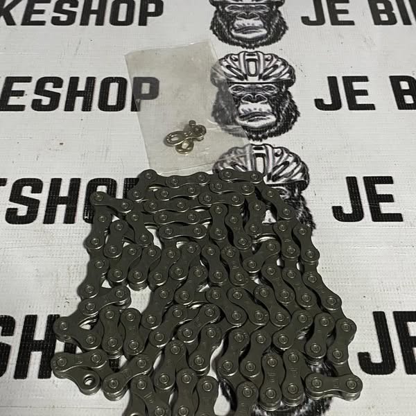 YBN 10-speed bicycle chain 116 links with missing link.