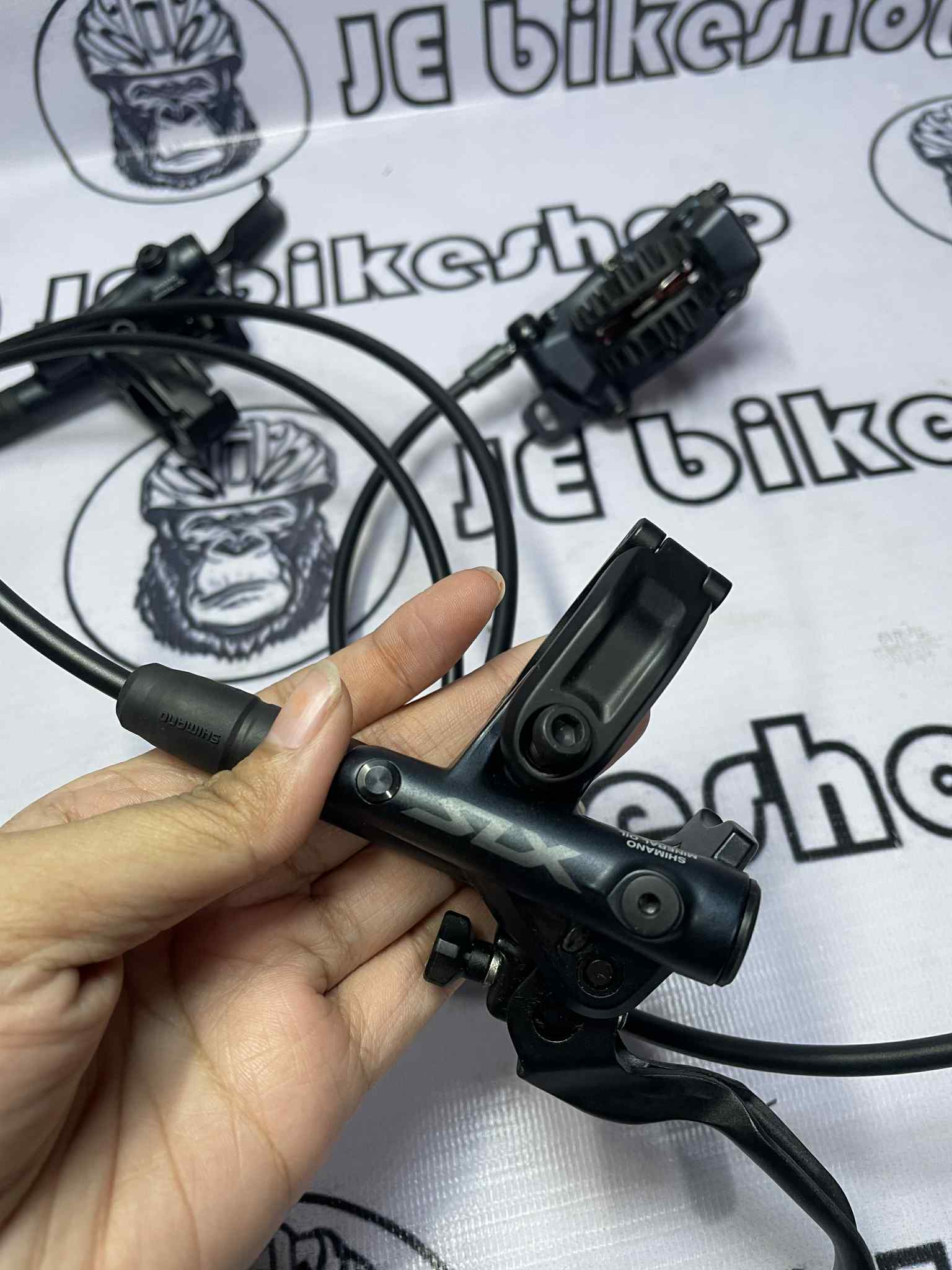 SHIMANO M7100 SLX BRAKESET WITH COOLING FIN