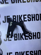 Disc brake mount converter for rear and front bicycle brakes