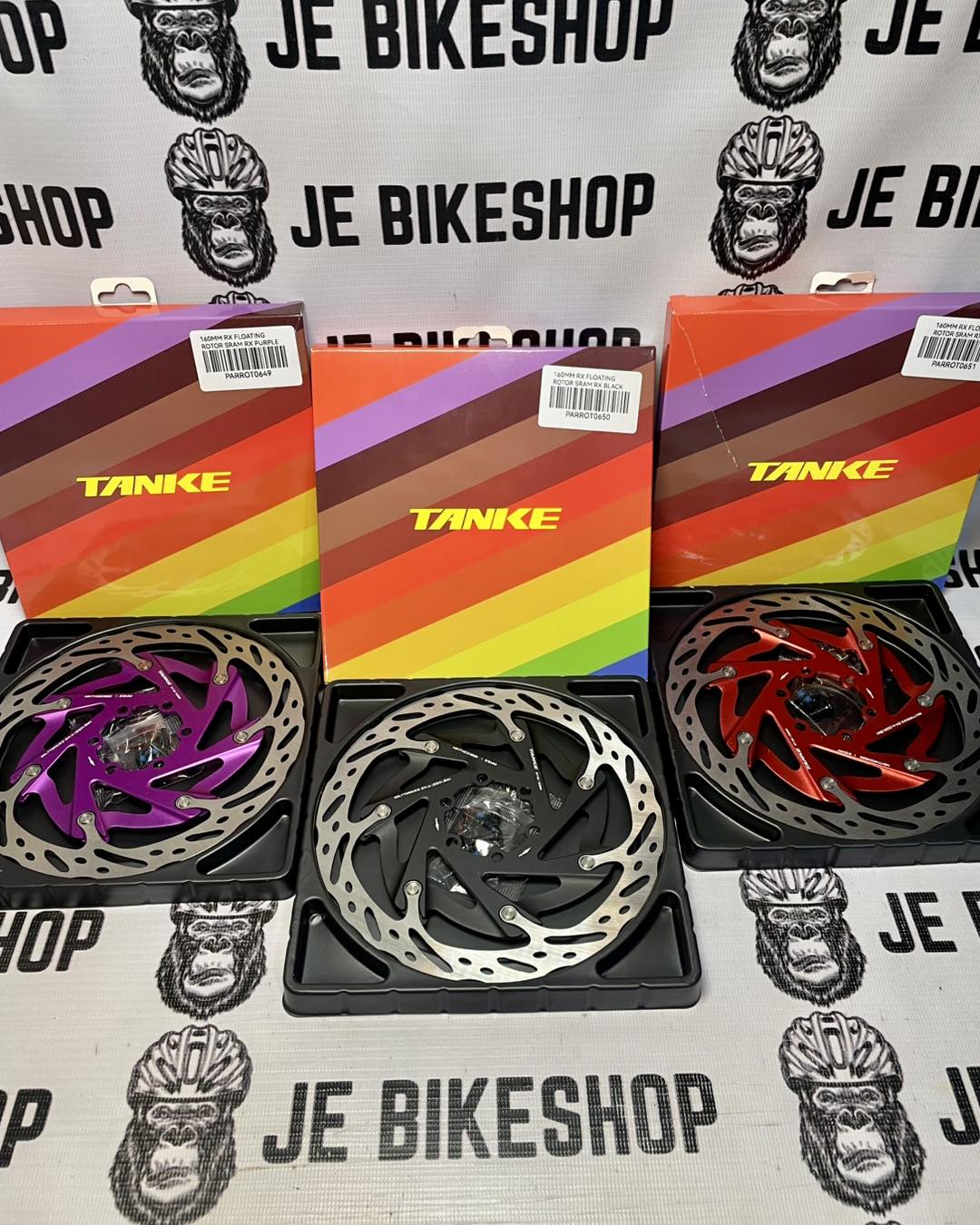 TANKE RED 160MM 6 BOLTS FLOATING ROTOR