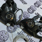 Shimano 3x8 combo shifter and brake set with cable.