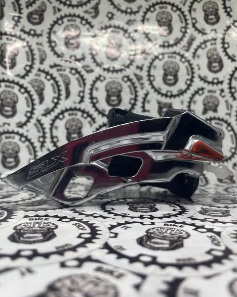 Shimano SLX FD-M670-A 3x front derailleur, top swing design.