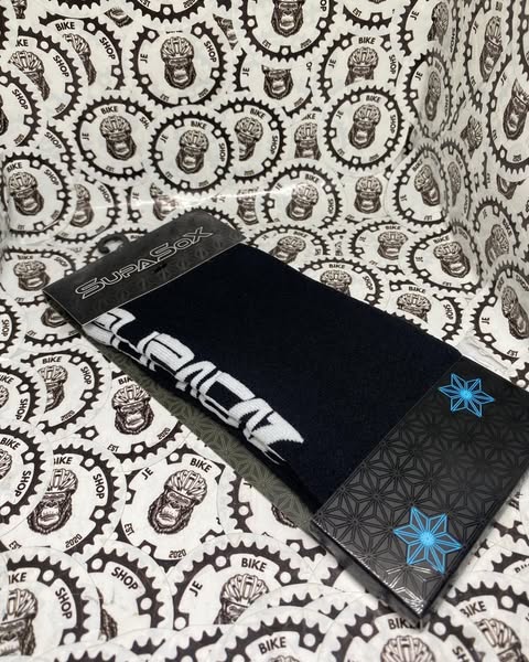 High-quality Supasox cycling socks by Supacaz, comfortable fit.