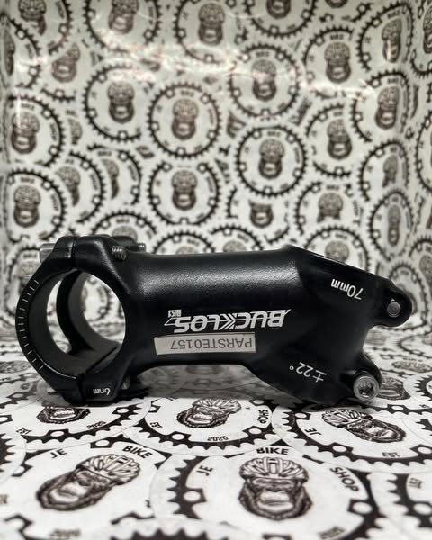 Bucklos bike stem, size 70mm, 22-degree angle, lightweight and durable