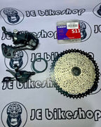 Shimano CUES U6000 SGS 11 speed upkit with Tanke 11S 126-link chain and TT Pro 11-50T cogs