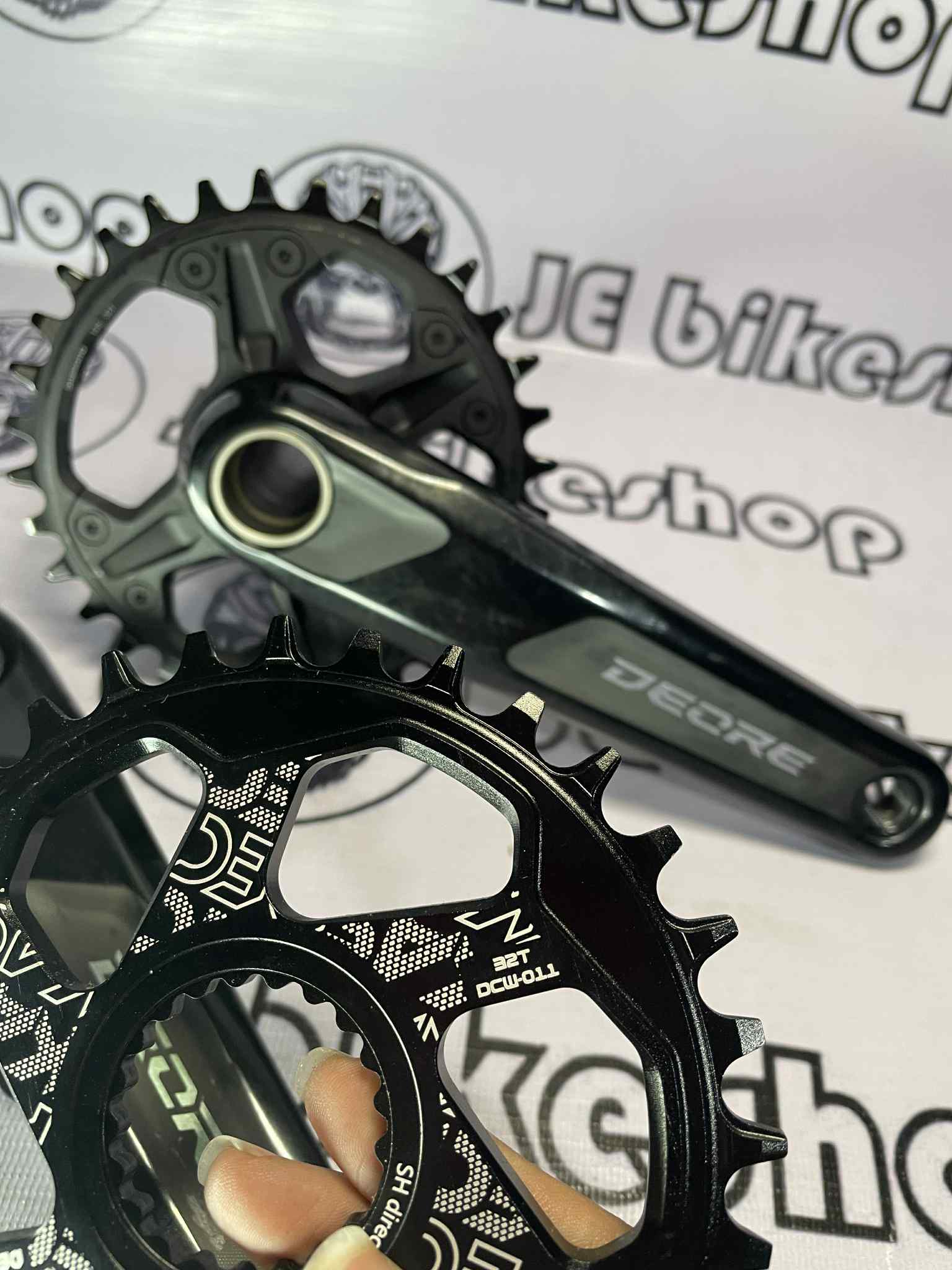 SHIMANO DEORE M6100 CRANKSET ( WITHOUT CRANK CUP )