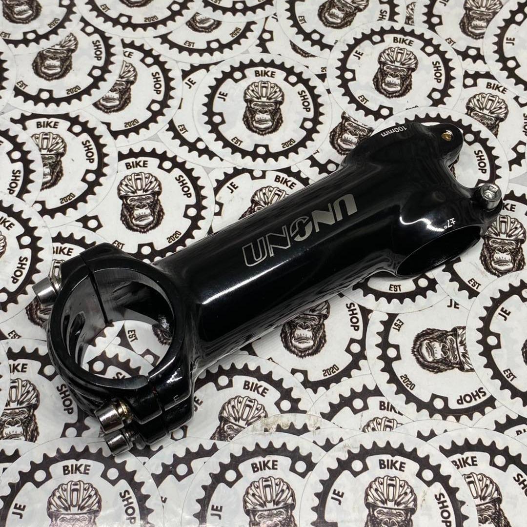 UNO LIGHTWEIGHT ALUMINUM GLOSSY BLACK STEM