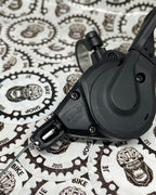 SLX M7100 shifter with genuine Shimano cable, housing, boxed packaging