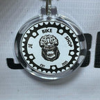 Stylish cycling keychain for riders and mechanics