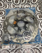 Shimano SLX RT70 disc rotor, single piece, Center Lock mount.