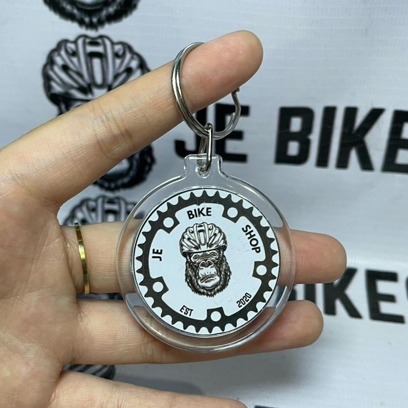 JE Bikeshop bike parts and accessory key chain