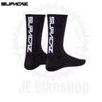 SUPASOX CYCLING SOCKS WHITE BLACK