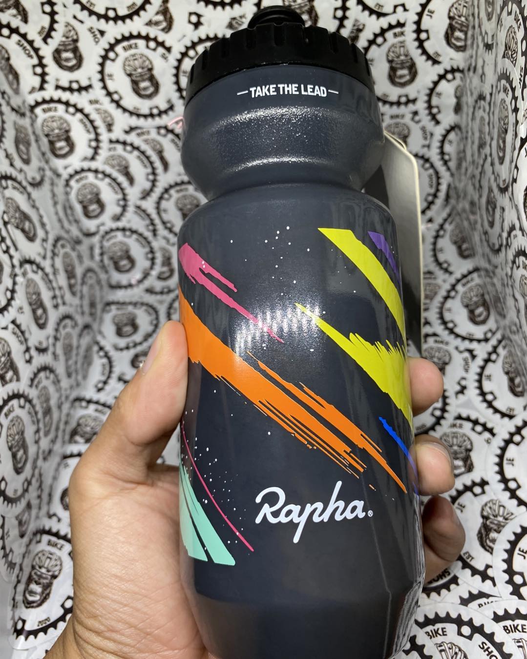 RAPHA X CANYON SRAM MADE BY SPECIALIZED U.S.A. “ TAKE THE LEAD “ ART WORK CYCLING WATER BOTTLE “