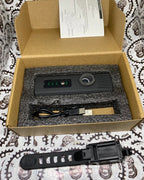 RUBBERIZED BODY BICYCLE FRONT LIGHT 250 LUMENS 1500 MAH W BOX AND CHARGER RECHARGABLE TYPE C “WATER RESISTANT“.