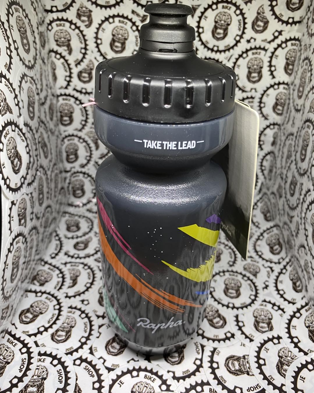 RAPHA X CANYON SRAM MADE BY SPECIALIZED U.S.A. “ TAKE THE LEAD “ ART WORK CYCLING WATER BOTTLE “