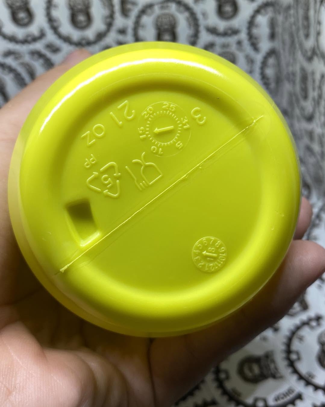 RAPHA X CAMELBACK JET VALVE “ READY AIM FIRE “ LEMON GREEN CYCLING WATER BOTTLE