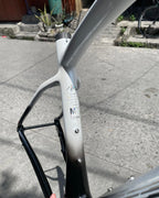 TANKE TK 5, 29ER FULL CARBON V1 THRU AXLE BOOST SIZE “MEDIUM” WHITE BLACK COLOR