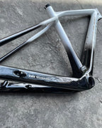 TANKE TK 5, 29ER FULL CARBON V1 THRU AXLE BOOST SIZE “MEDIUM” WHITE BLACK COLOR