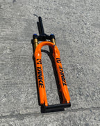TANKE BIKE FORK MTB AIR FRONT SUSPENSION 29ER INCH 120 MM TRAVEL QUICK RELEASE FORK “NON TAPERED”