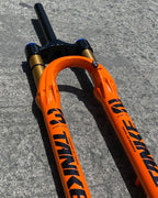 TANKE BIKE FORK MTB AIR FRONT SUSPENSION 29ER INCH 120 MM TRAVEL QUICK RELEASE FORK “NON TAPERED”
