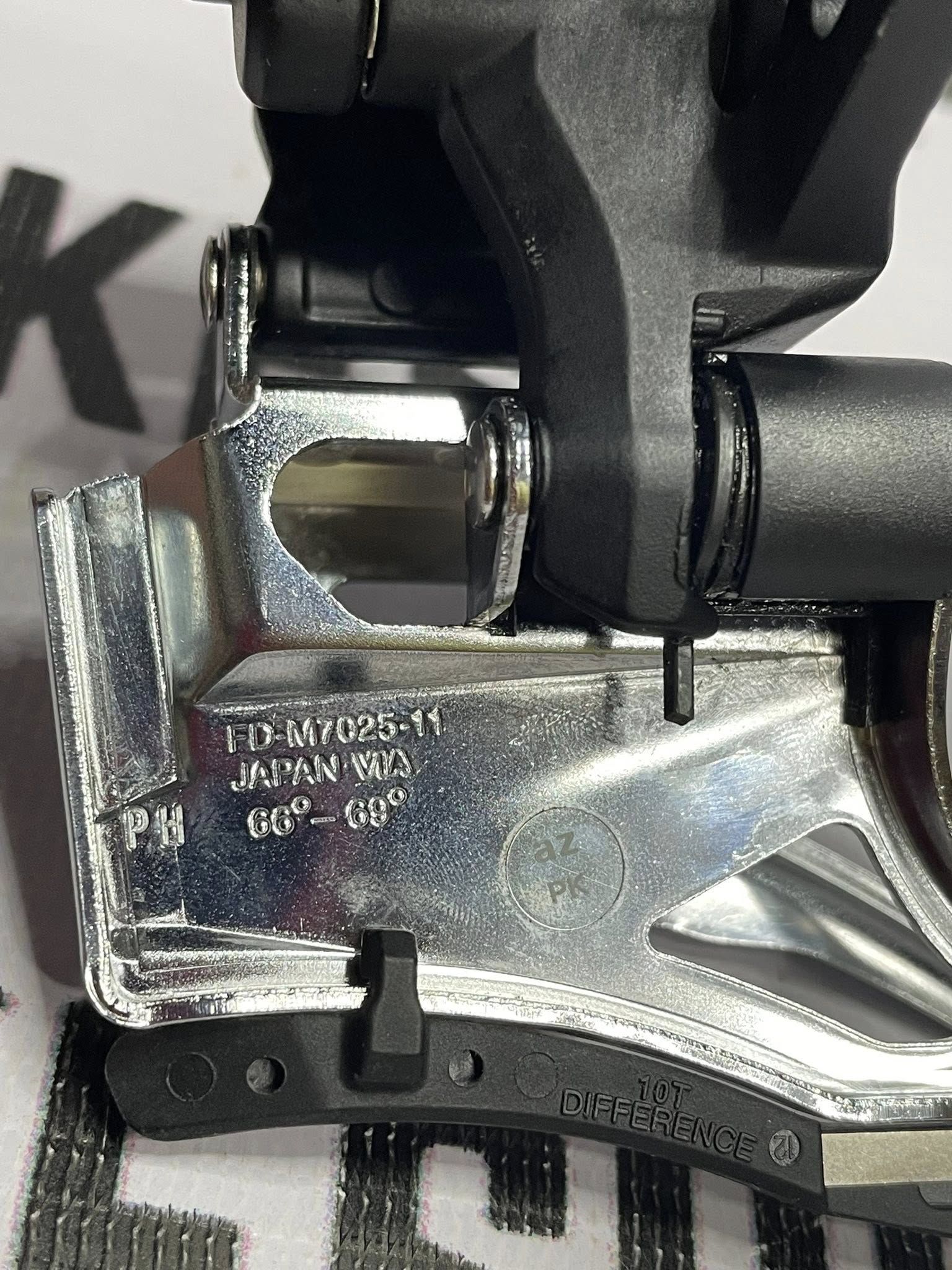 SHIMANO SLX FRONT DERAILLEUR DOWN SWING (HIGH CLAMP BAND MOUNT) 2X11s