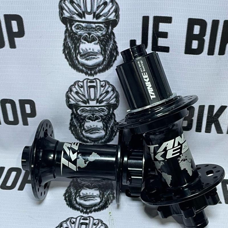 TANKE TH490 HUB THRU AXLE BOOST BLACK PAIR