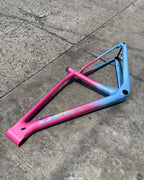 TANKE TK 5 29 ER FULL CARBON V1 THRU AXLE BOOST SIZE SMALL BLUE PINK COTTON CANDY