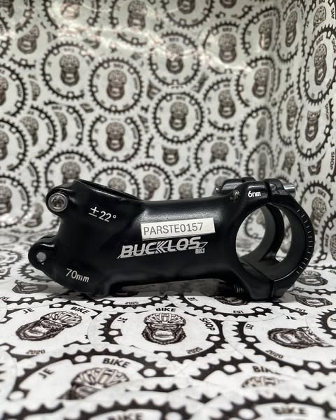 High-quality Bucklos 70mm stem, 22-degree angle, improved steering control