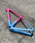 TANKE TK 5 29 ER FULL CARBON V1 THRU AXLE BOOST SIZE SMALL BLUE PINK COTTON CANDY