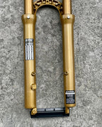TANKE BIKE FORK MTB AIR FRONT SUSPENSION 29ER GOLD ( FOX KASHIMA ) 120MM TRAVEL QUICK RELEASE “NON TAPERED”