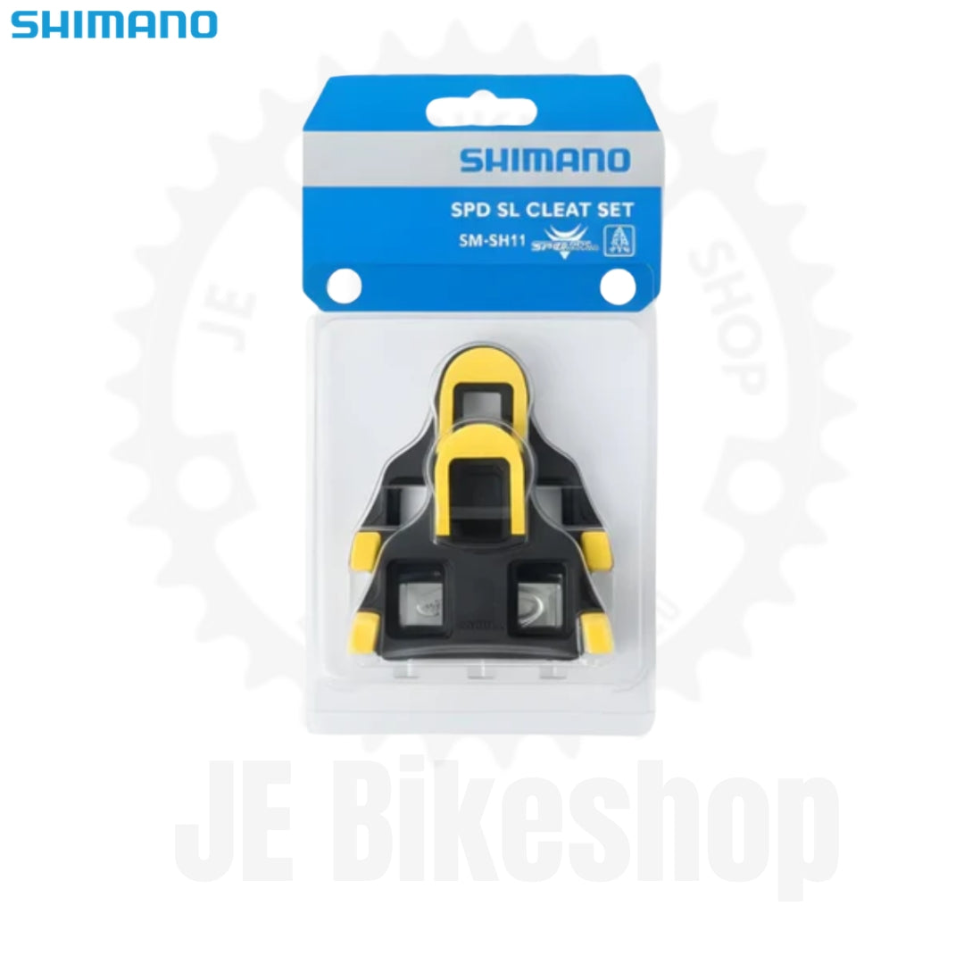 SHIMANO YELLOW 6 FLOAT SM SH 11 ROADBIKE POUCHED CLEATS ATTACHMENT