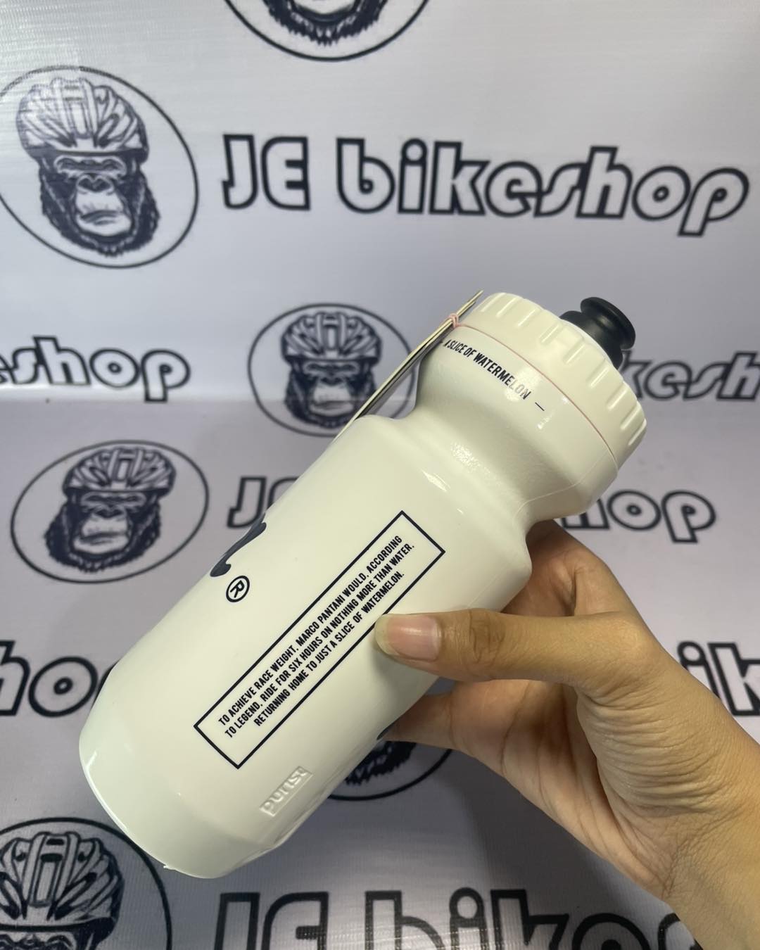 ORIGINAL WHITE RAPHA "PRO TEAM BIDON" CYCLING WATER BOTTLE