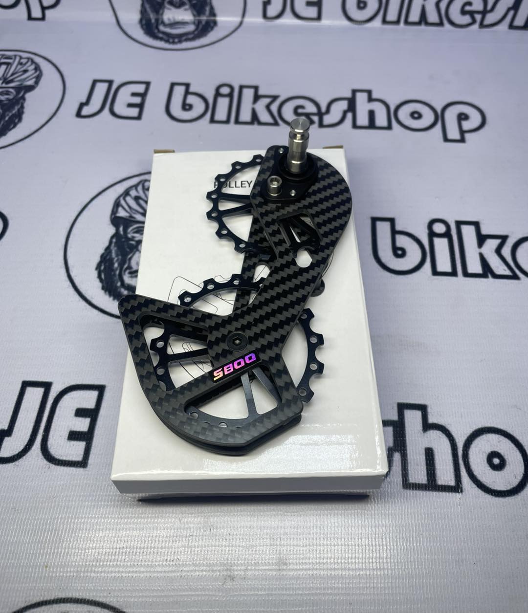 SHIMANO 105 5800 / 4700 TIAGRA RD MODEL OVERSIZED CERAMIC PULLEY CARBON CAGE  *ALSO COMPATIBLE TO TIAGRA LATEST RD