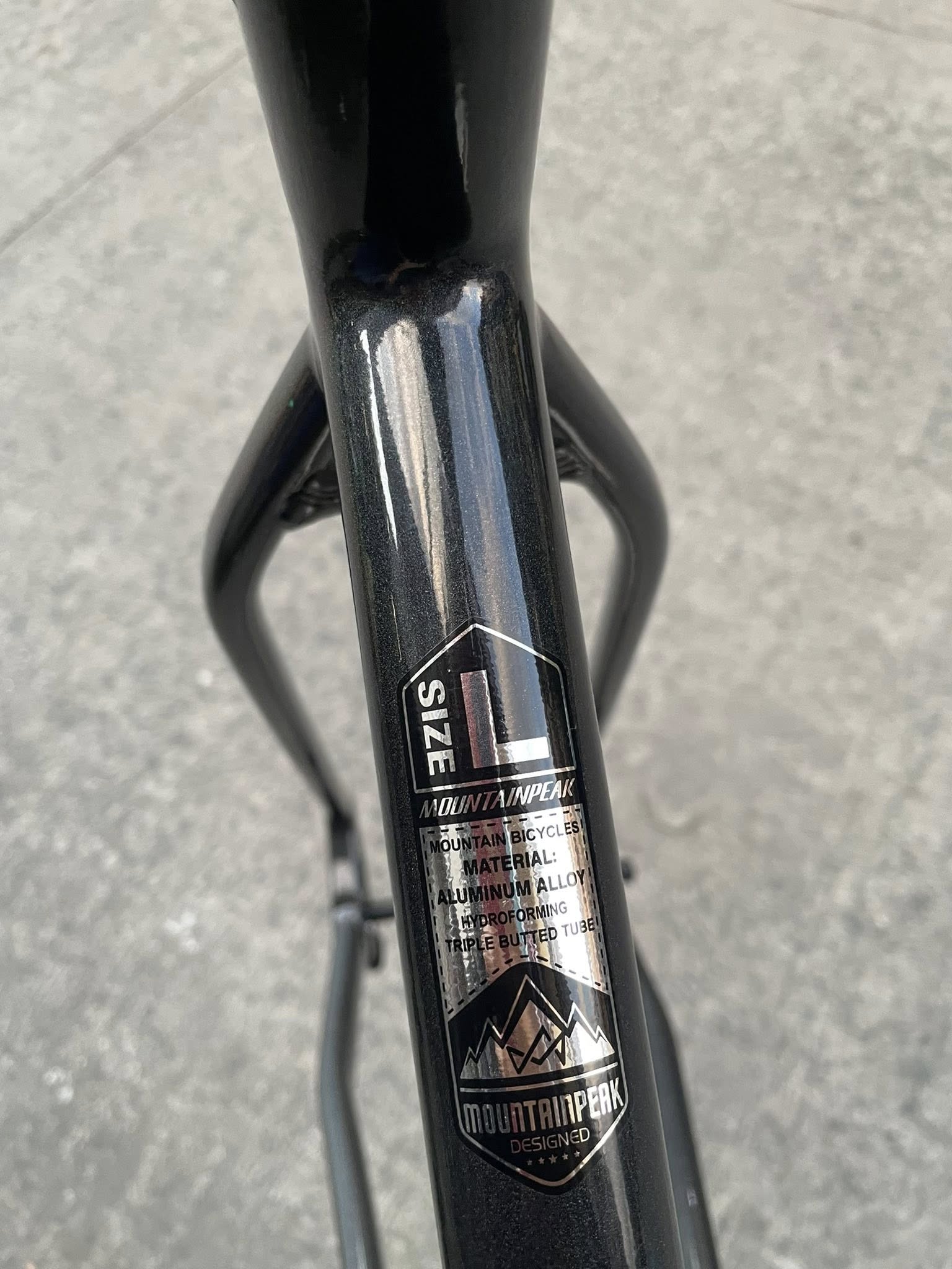 MountainPeak 27.5 MEDIUM GLOSSY BLUE/BLACK Frame