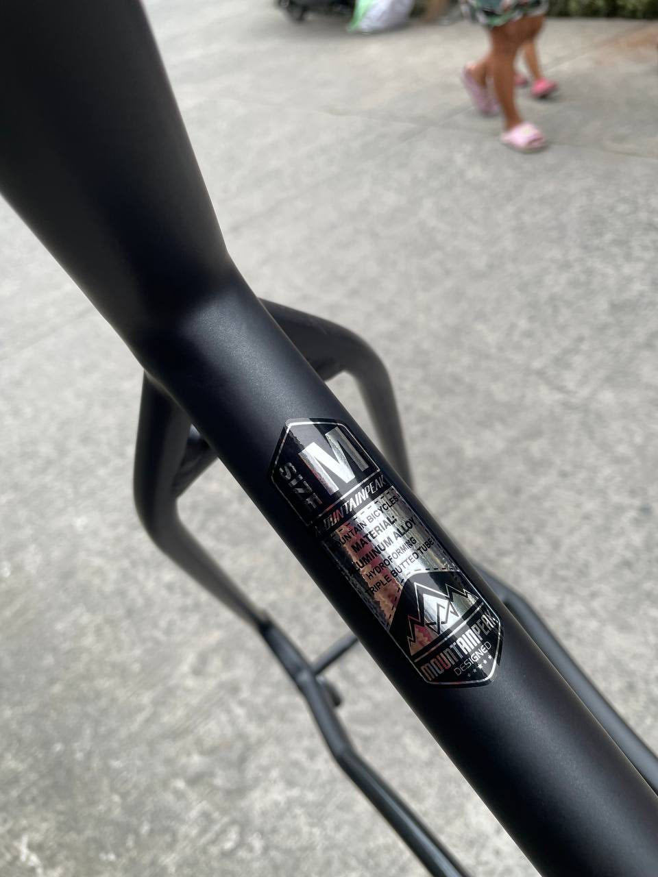 MOUNTAIN PEAK AGILE BLACK RED 27.5 MEDIUM BOOST THRU AXLE