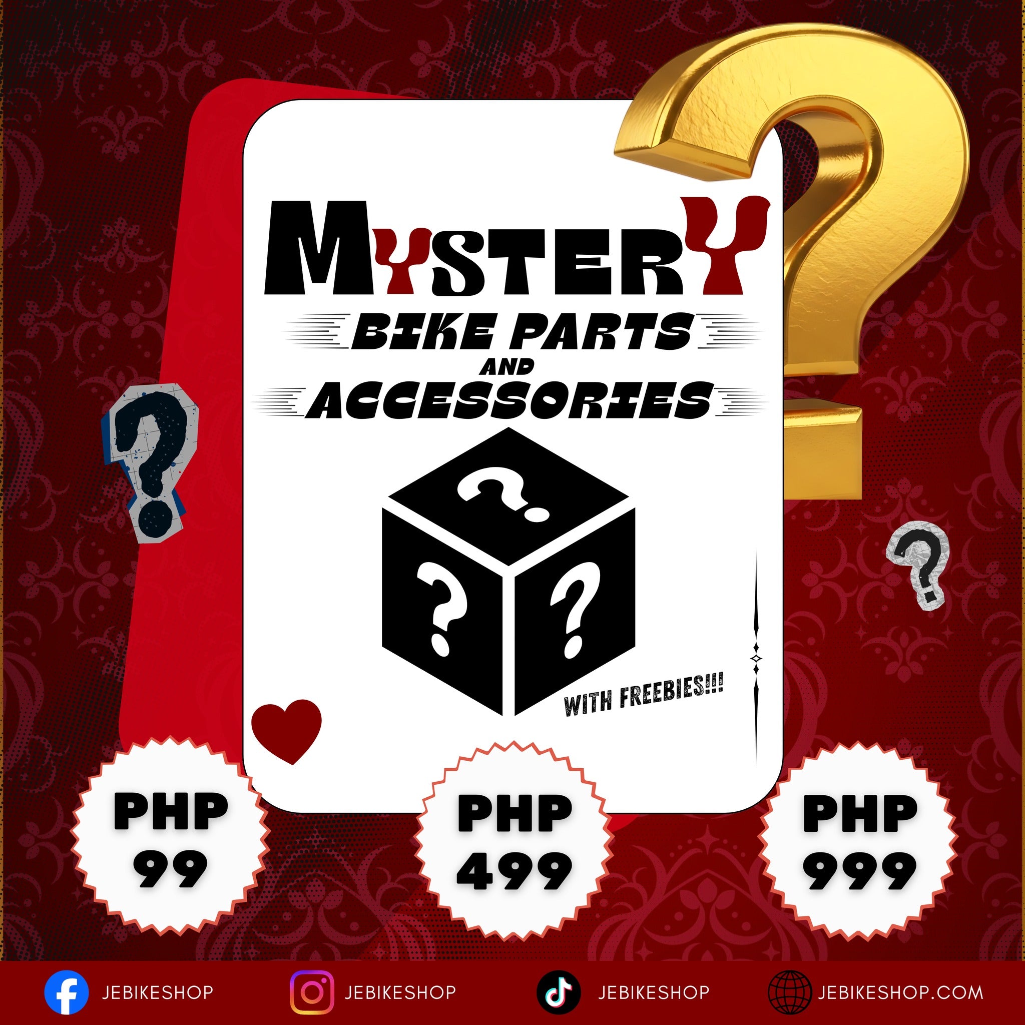 JE MYSTERY BIKE PARTS AND ACCESSORIES