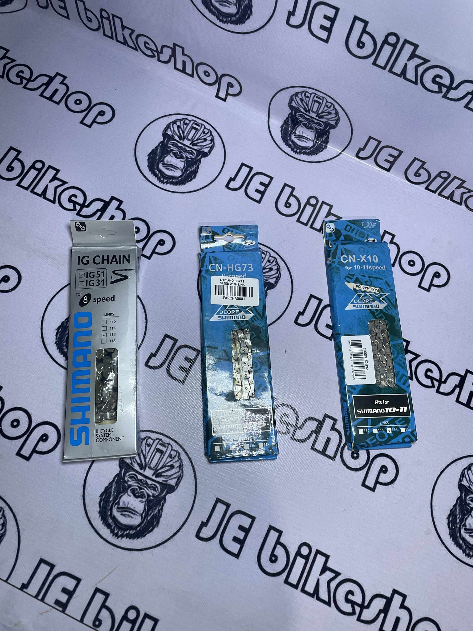 SHIMANO 8, 9 AND 10-11 SPEED CHAIN